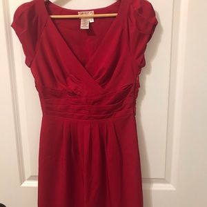 MSSP red cocktail dress